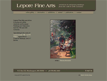 Tablet Screenshot of leporefinearts.com